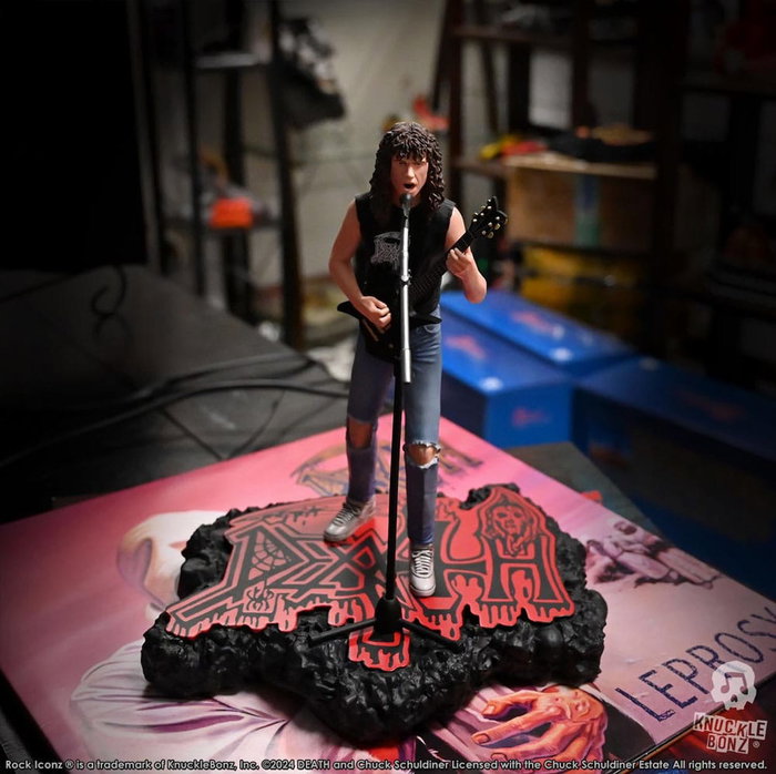 Death Estatua Rock Iconz Chuck Schuldiner II 22 cm