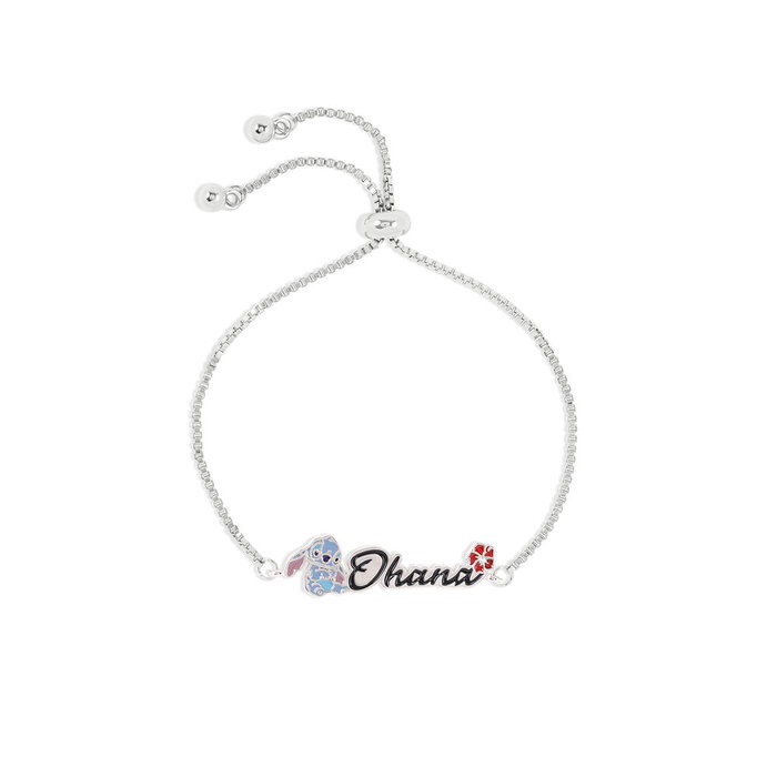PEERS HARDY Pulsera Ohana Stitch Disney de Plata de Ley con Esmalte y Cierre Deslizante PEERS HARDY Pulsera Ohana Stitch Disney de Plata de Ley con Esmalte y Cierre Deslizante