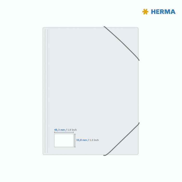 HERMA Etiquetas Premium A4 48,3x33,8 mm, 800 unidades
