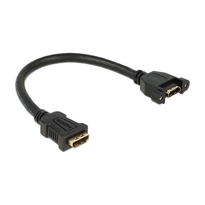 DeLOCK Cable HDMI de empotrar 2xHDMI Hembra 0,25 m