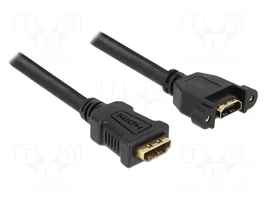 DeLOCK Cable HDMI de empotrar 2xHDMI Hembra 0,25 m