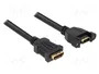 DeLOCK Cable HDMI de empotrar 2xHDMI Hembra 0,25 m