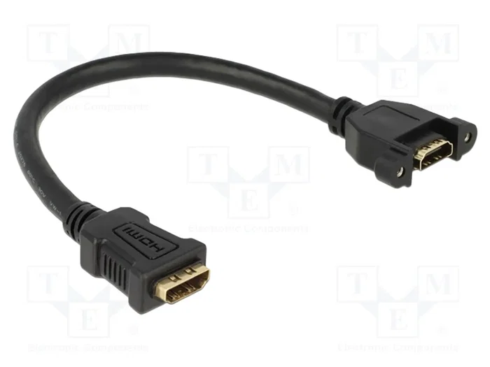 DeLOCK Cable HDMI de empotrar 2xHDMI Hembra 0,25 m