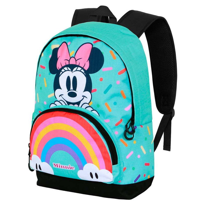 Karactermania Mochila Minnie Rainbow Turquesa 41cm Karactermania Mochila Minnie Rainbow Turquesa 41cm