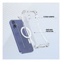 4smarts Hybrid Case Ibiza Funda Bumper Transparente para Apple iPhone 17 Compatible con MagSafe Proteccion contra caidas 1.2 m