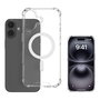 4smarts Hybrid Case Ibiza Funda Bumper Transparente para Apple iPhone 17 Compatible con MagSafe Proteccion contra caidas 1.2 m