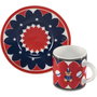 Bialetti Set de 2 Tazas con Platillos Joyful Memories