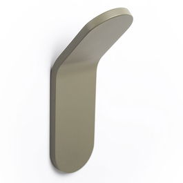 Viefe Percha Tik 40X125X47 Gris Musgo Con Adhesivo 3M. Resistencia 5Kgs.