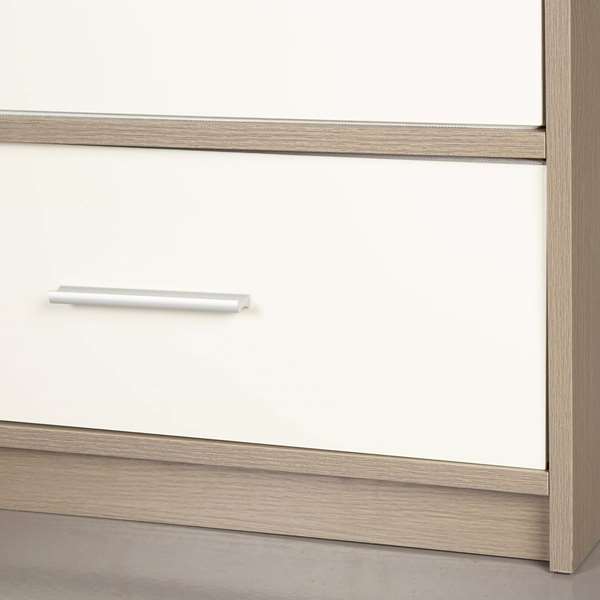 Max Home Mesita de Noche 3 Cajones 58x30x70 cm