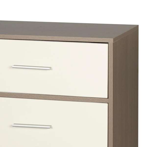 Max Home Mesita de Noche 3 Cajones 58x30x70 cm