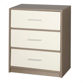 Color Baby Max Home Mesita De Noche 3 Cajones 58X30X70 Cm