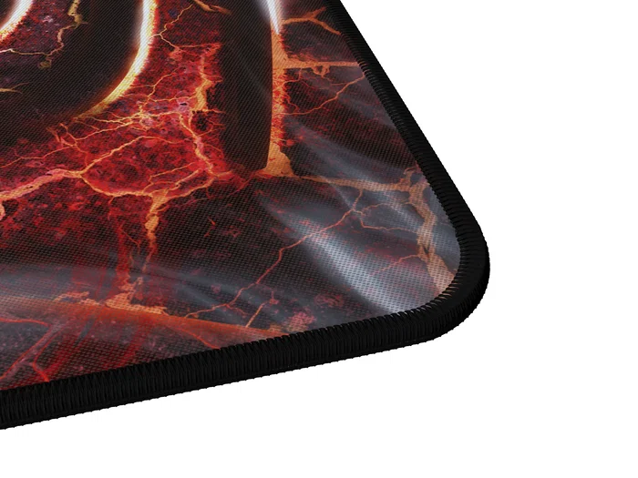 Genesis Carbon 500 Maxi Lava G2 Alfombrilla de Ratón Gaming Multicolor Superficie Speed, 900 x 450 mm, Antideslizante, Resistente Agua