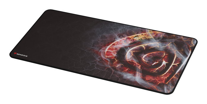 Genesis Carbon 500 Maxi Lava G2 Alfombrilla de Ratón Gaming Multicolor Superficie Speed, 900 x 450 mm, Antideslizante, Resistente Agua