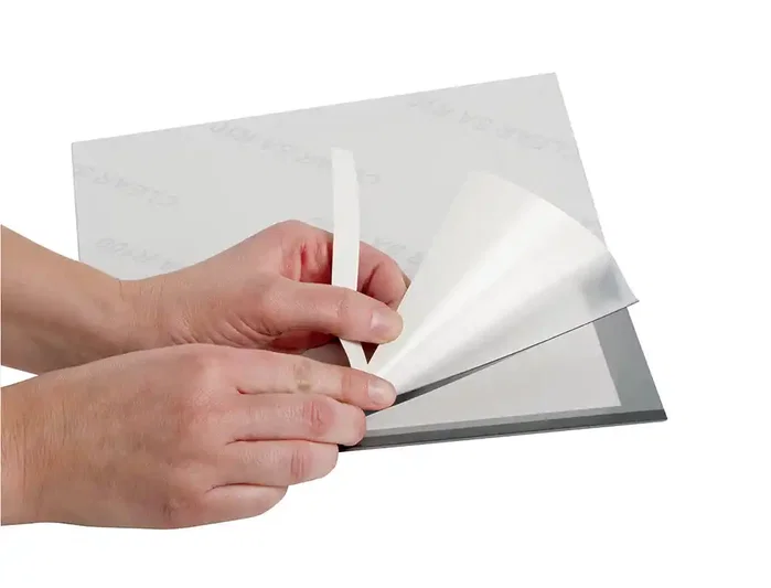 Q-connect Marco porta anuncios imantado DIN A4 color plata pack de 2 unidades