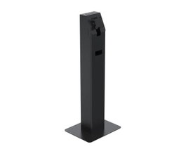 Ergonomic Solutions Kiosk Autoservicio de Pie, Modular y Configurable para Alto Trafico - Negra - Para Pedidos Autónomos, Ticketing y Señalización Digital