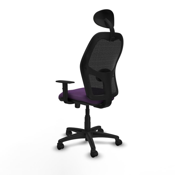 PIQUERAS Y CRESPO Silla de oficina Alocén, Mecanismo Sincro, Morado/Negro PIQUERAS Y CRESPO Silla de oficina Alocén, Mecanismo Sincro, Morado/Negro