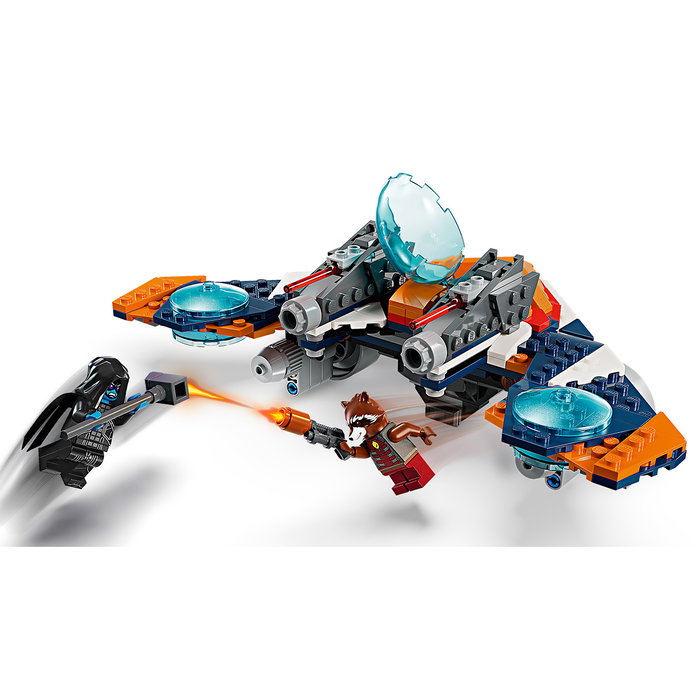 LEGO 76278 Warbird de Rocket vs. Ronan Set de Construcción Marvel Guardianes de la Galaxia - Nave Espacial con Minifiguras