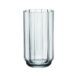 Iittala Jarrón Play de Vidrio Soplado a Mano - Transparente, Altura 18 cm, Diámetro 9.9 cm - Decoración Finlandesa