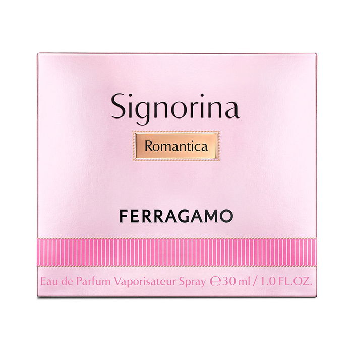 Salvatore Ferragamo Signorina Romantica - Eau de Parfum Vaporizador 30 ml - Fragancia Floral Oriental Dulce con Notas de Grosella Negra, Limón, Flor de Azahar, Vainilla y Ámbar