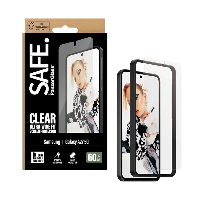 PanzerGlass SAFE. Protector de pantalla para Samsung Galaxy A27 5G Ultra-Wide Fit