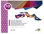 Liderpapel Bloc trabajos manuales cartulina metalizada 240x315mm 10 hojas colores surtidos