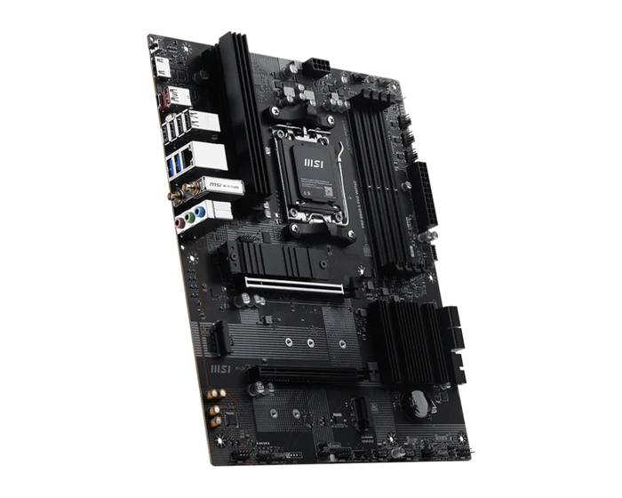 MSI Pro B840-S EVO WiFi 6E Placa Base ATX con Socket AM5 para AMD Ryzen 7000/8000/9000 Series, DDR5, M.2, SATA, RAID 0/1/10, Realtek ALC897, HDMI 2.1, USB 3.2