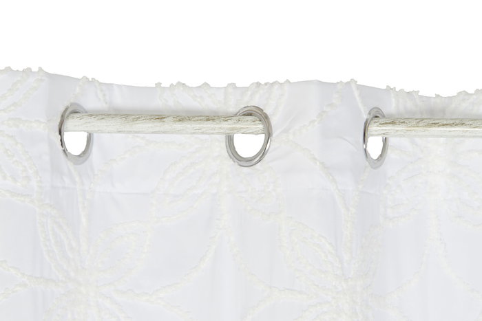 DKD Home Decor Coord cama 1c24 Cortina Boho Blanco 260 x 140 cm (2 Unidades) DKD Home Decor Coord cama 1c24 Cortina Boho Blanco 260 x 140 cm (2 Unidades)