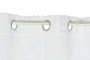 DKD Home Decor Coord cama 1c24 Cortina Boho Blanco 260 x 140 cm (2 Unidades)