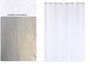 DKD Home Decor Cortina de Poliéster Blanca 140x260 cm con 8 Anillas
