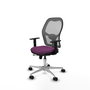 PIQUERAS Y CRESPO Silla de oficina Jorquera Morada con Malla Gris