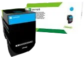 Lexmark 70C2HCE Cartucho de Tóner Cian