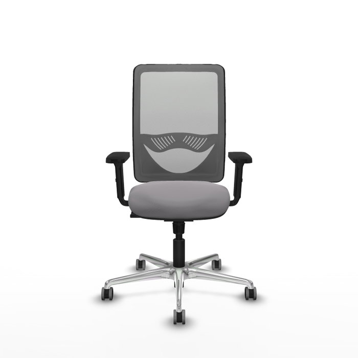 PIQUERAS Y CRESPO Silla de oficina Zulema con Mecanismo Sincro y Brazos 2D, Gris PIQUERAS Y CRESPO Silla de oficina Zulema con Mecanismo Sincro y Brazos 2D, Gris