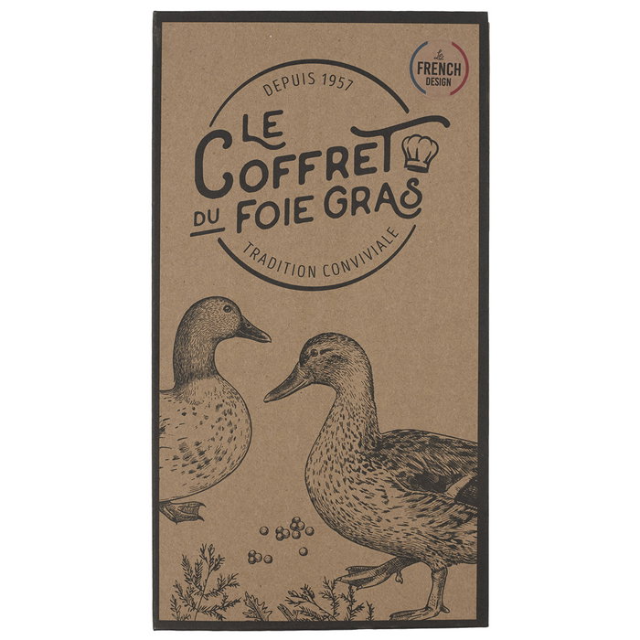Cook Concept Kit 2 Piezas Foie Gras con Tabla de Bambú y Lira