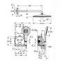 Grohe 34877000 Conjunto de Ducha Empotrado con Mezclador Termostático y Todo Tipo de Chorros - Gris