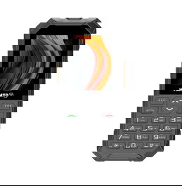 Hammer HAMMER 6 LTE - Teléfono Móvil Rugerizado Resistente IP68 MIL-STD-810H, Pantalla 2.4", Botón SOS, VoLTE, Batería 2500 mAh, Dual SIM, Negro