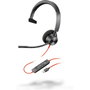 HP Poly Blackwire 3310 Monaural USB-C Headset + Adaptador USB-C/A