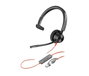 Poly Blackwire 3310 Monoaural USB-C con Adaptador USB-C/A