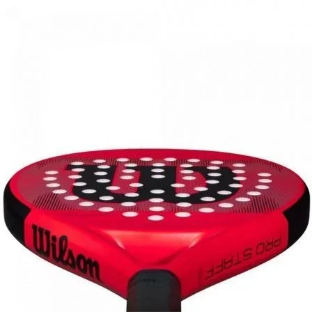 Wilson P STAFF T RDBK Pala de Pádel Pro Staff Team Negra y Roja - Control, Fibra Vidrio, Eva Soft, Sharp Hole, Principiante-Intermedio Wilson P STAFF T RDBK Pala de Pádel Pro Staff Team Negra y Roja - Control, Fibra Vidrio, Eva Soft, Sharp Hole, Principiante-Intermedio