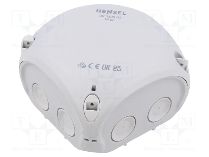 HENSEL ENYCASE® DK-0200-GZ Caja de conexiones gris HENSEL ENYCASE® DK-0200-GZ Caja de conexiones gris