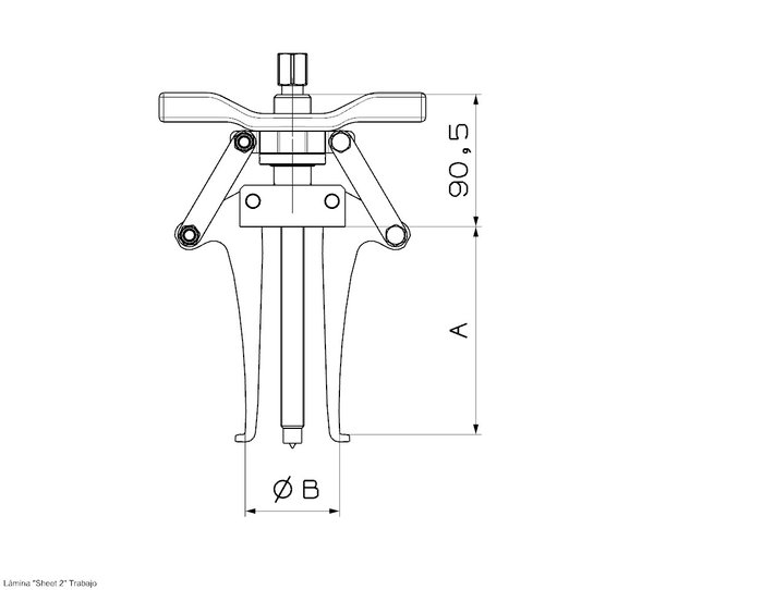 Extractor Interiores Ajustable Forza 3 Patas Extractor Interiores Ajustable Forza 3 Patas