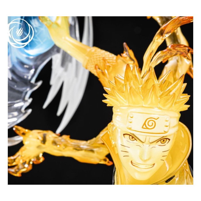 Tsume Art Figura Naruto Shippuden Naruto 4th War con Rasen Shuriken y Chakra de Kyuubi - Estatua 1/6 Resina y PVC