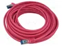 GOOBAY Patch cord Cat 6a S/FTP de 7,5m con RJ45 rosa