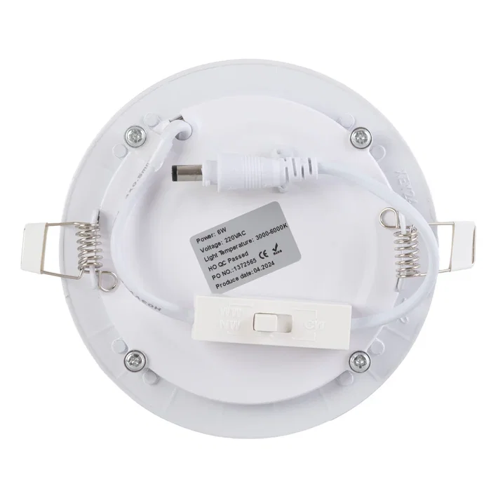 Placa LED 6W 600Lm CCT (Tonalidad Luz Regulable) 3000-6000K Circular 40.000H JL-GP-LZ-1-CCT