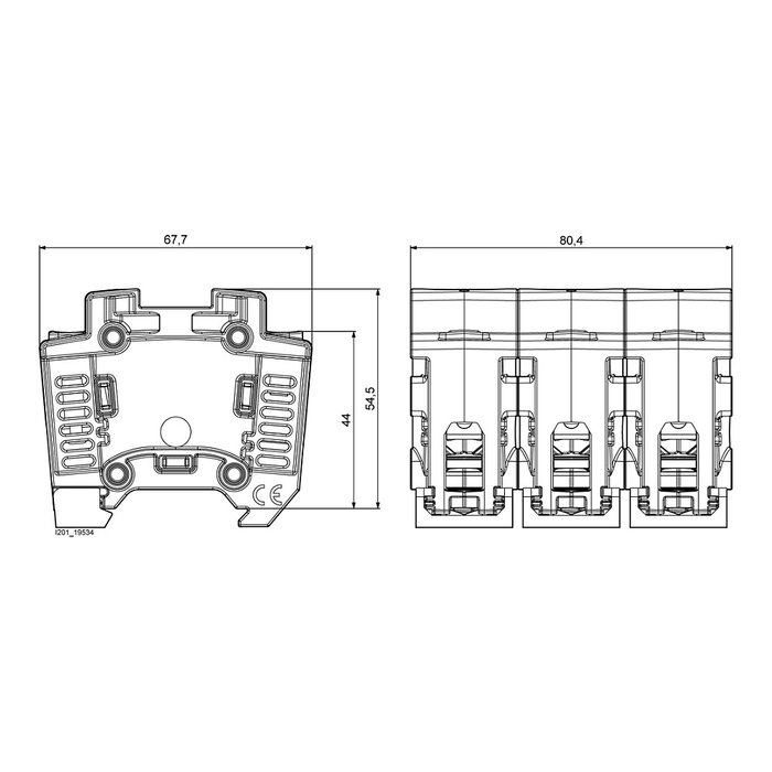 Siemens 5SG5702 Portafusibles D02 63A