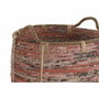 DKD Home Decor Set de 3 Cestas de Ratán Melocotón 52x52x58 cm