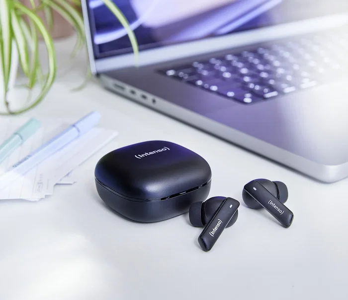 Intenso T500HAE Auriculares True Wireless Stereo (TWS) Intraural con Cancelación Activa de Ruido Híbrida, Bluetooth 5.3, Negro, Hasta 35h Autonomía, IPX4 Intenso T500HAE Auriculares True Wireless Stereo (TWS) Intraural con Cancelación Activa de Ruido Híbrida, Bluetooth 5.3, Negro, Hasta 35h Autonomía, IPX4