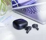 Intenso T500HAE Auriculares True Wireless Stereo (TWS) Intraural con Cancelación Activa de Ruido Híbrida, Bluetooth 5.3, Negro, Hasta 35h Autonomía, IPX4
