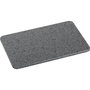 Zassenhaus Tabla de desayuno gris oscuro 25x16x0,9cm