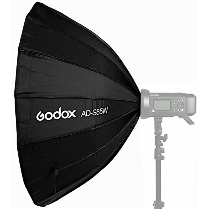 Godox AD-S85W Softbox parabólica blanca de 85 cm para AD400Pro Godox AD-S85W Softbox parabólica blanca de 85 cm para AD400Pro