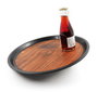 Inde Bandeja Camarero Antideslizante Wood, Rectangular para Bar, 41 cm de Largo, 40.9 cm de Ancho, Madera (12 Unidades)